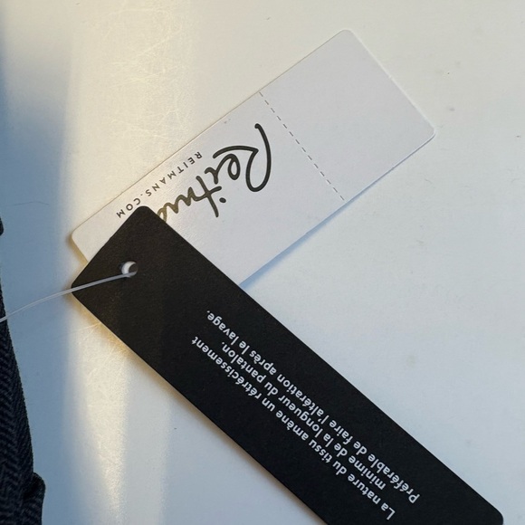 NWT Reitmans Gray pin stripe Straight Leg mid-rise work Pants women's size S - Picture 3 of 12